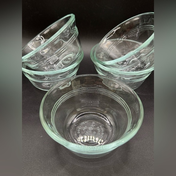 Set of 5 Pyrex 6 oz Bowls #463 Custard Cup Dessert Bowls - Picture 1 of 4